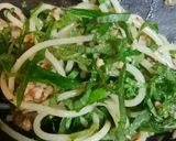 ひき肉と梅干しと大葉でさっぱり簡単パスタ作り方7写真