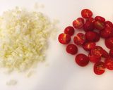 ミニトマトのトマトパスタ作り方1写真