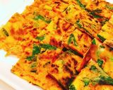 簡単！キムチと野菜のシャキシャキチヂミ作り方6写真