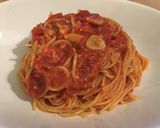 カプリ風トマトとニンニクのスパゲッティ作り方5写真