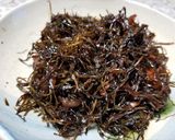 アケビの芽の佃煮風・保存食作り方10写真