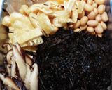 大豆入りひじきの五目煮♬作り方2写真