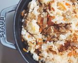ストウブで作るきのこの炊き込みご飯作り方6写真