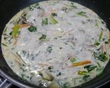 免疫力アップ！舞茸小松菜のチーズクリーム作り方5写真