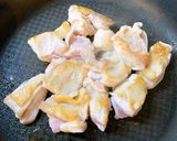 鶏もも肉のぽん酢炒め✩大根おろし作り方1写真