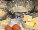 クランブルを重ねた！抹茶パウンドケーキ作り方1写真