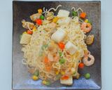 サッポロ一番塩ラーメンシーフードピラフ風作り方6写真