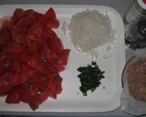 ツナとバジルが絶妙！トマトの冷製パスタ作り方1写真