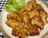 【簡単】鶏胸肉のパン粉焼き作り方6写真