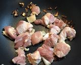 ナスと鶏肉のガリバタ醤油作り方4写真