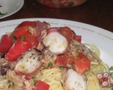ツナとバジルが絶妙！トマトの冷製パスタ作り方8写真