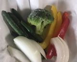 彩り野菜のジェノベソース和え弁当・付け合作り方1写真