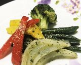 彩り野菜のジェノベソース和え弁当・付け合作り方5写真