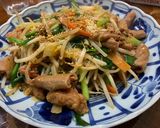 フライパンdeli 豚味付けホルモン炒め作り方3写真