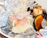 白身魚と野菜のホイル焼き【簡単！酒蒸し】作り方7写真