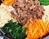 フライパンde石焼きビビンバ作り方10写真