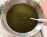 手打ちうどん～青じそペースト入り作り方1写真