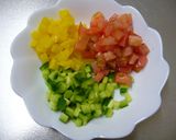 №３２　夏野菜のキラキラ宝石箱ごはん作り方2写真