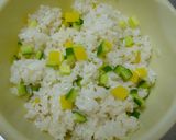 №３２　夏野菜のキラキラ宝石箱ごはん作り方3写真
