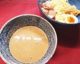 簡単！鯖味噌缶DE濃厚魚介つけ麺スープ♪作り方4写真