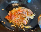 トマトソース焼うどん（ラグマン）作り方4写真