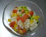 №３２　夏野菜のキラキラ宝石箱ごはん作り方5写真