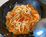 トマトソース焼うどん（ラグマン）作り方8写真