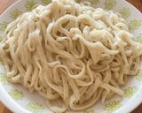 手打ちうどん～青じそペースト入り作り方6写真