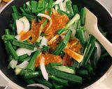 葉玉ねぎ油味噌炒め作り方3写真