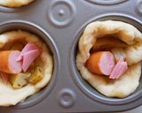 マフィン型でピザ☆筍消費作り方6写真