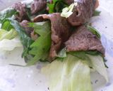 冷やして食べてね♪牛肉の大葉レタス巻き作り方4写真