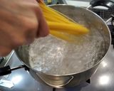 揚げ茄子としめじのトマトソースパスタ作り方8写真
