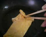 お一人様用～卵一個で～お弁当の厚焼き卵作り方5写真