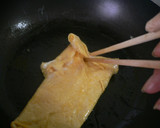お一人様用～卵一個で～お弁当の厚焼き卵作り方5写真