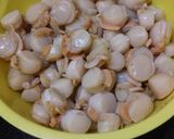 ベビーホタテの炊き込みご飯作り方4写真