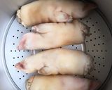 豚足！蒸して×焼いて＝もっちりパリパリ◎作り方2写真