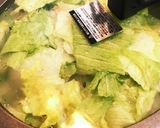 豚しゃぶ肉とレタスの味わい蒸し作り方3写真