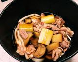 簡単♡豚バラと茄子と長ネギのおうどん作り方10写真