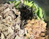 冷しゃぶときゅうりとツナの塩昆布和え作り方4写真