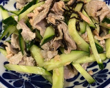 冷しゃぶときゅうりとツナの塩昆布和え作り方5写真
