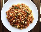 子どもと食べる鶏そぼろジャージャー麺作り方5写真