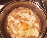 ツナとたくあんのあっさりカルボナーラ風作り方3写真
