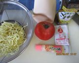 トマトサラダ風冷やし麵😋♪作り方1写真