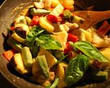 夏野菜のグリーンカレー炒め作り方6写真