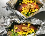 絶品！鮭のバターホイル蒸し作り方5写真