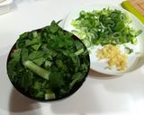 大根の葉っぱを美味しく！塩マーボー豆腐作り方1写真