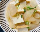 厚揚げと大根の鶏ガラスープ煮作り方4写真