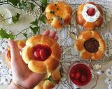 簡単！菓子パン用お花パン＊母の日父の日作り方10写真