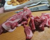 揚げジャガと赤だしの豚汁作り方1写真
