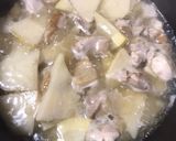 鶏肉とたけのこ•ふきの煮物作り方6写真